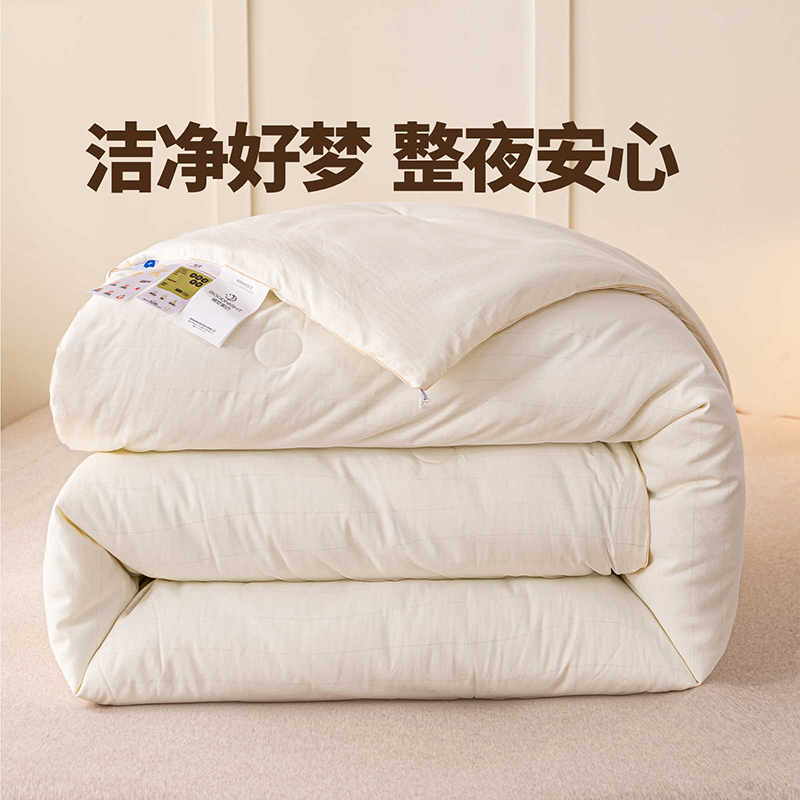 晚安家纺小银皮抑菌冬被被子加厚保暖春秋被芯秋冬季棉被絮冬天