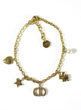 日本直邮Dior 手链 Petit CD 幸运符手链 B2713WOMCY 女士水晶装