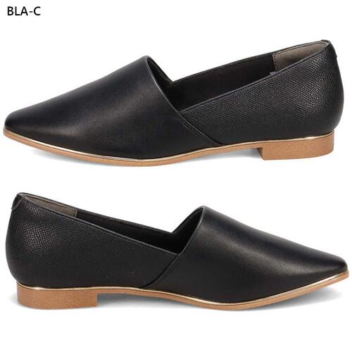 日本直邮2E TEHEN 女士基本款平底高跟鞋高跟鞋办公室工作通勤简T - 图1