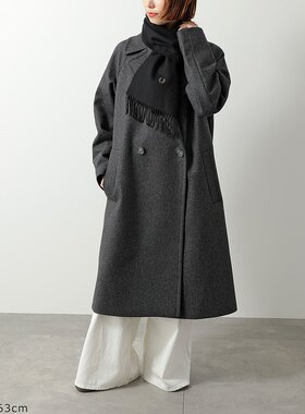 日本直邮FRED PERRY 围巾 C4126 男女通用带刺绣标志的羊毛披肩纯