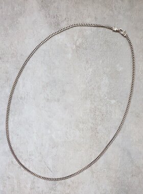 日本直邮TOM WOOD 男女通用古巴链项链 M 号 (100264)925 银配饰