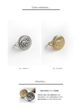 日本直邮[54182309197]IL BISONTE 2018秋冬新款戒指（戒指）JY