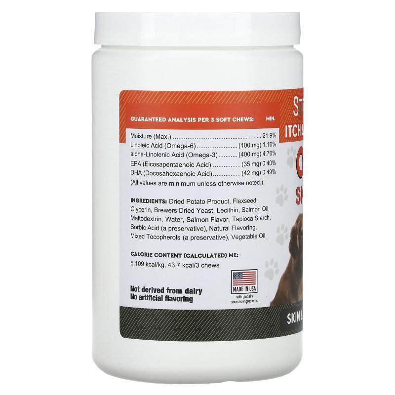 StrellaLab,Omega 鲑鱼油皮肤健康配方，猫狗专用，鲑鱼味，180 1,淘宝优惠券,粉丝福利购,淘宝优惠卷