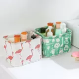 Настольная ткань для домашнего использования, складная корзина для хранения для школьников, коробка для хранения, 2 шт