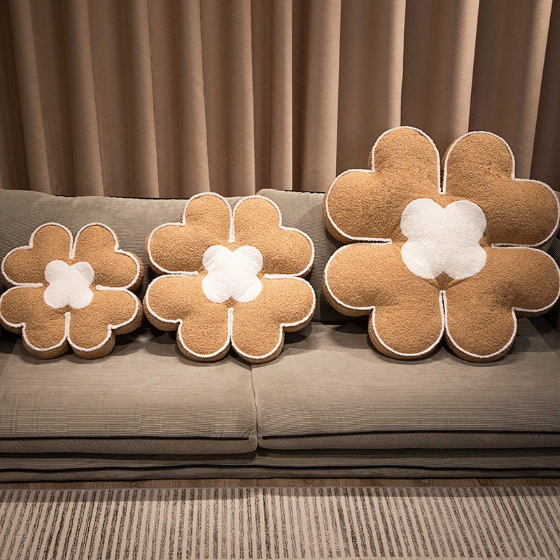 花朵床上靠枕床头靠垫学生宿舍靠背坐垫护腰枕头抱枕沙发客厅飘窗 - 图1