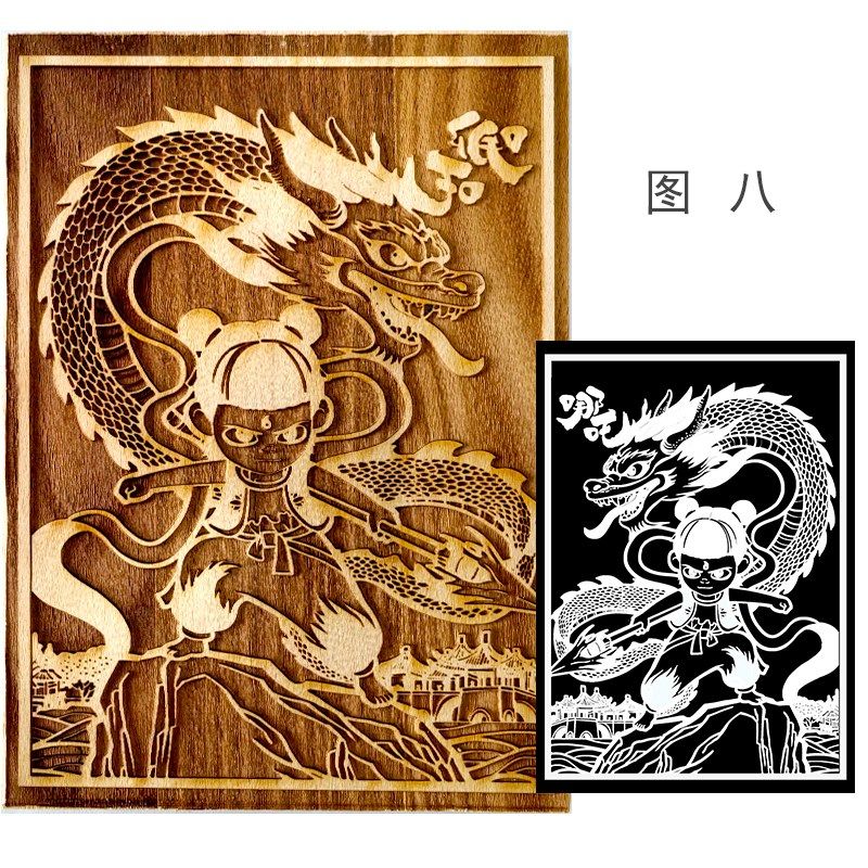 哪吒阳刻拓印凸起木版画儿童民俗活E动研学体验传统古法印刷木雕,淘宝优惠券,粉丝福利购,淘宝优惠卷