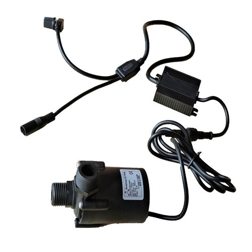 24V小型耐高温水冷循环景观喷泉加压直流无刷潜水泵可调速离心泵 - 图2