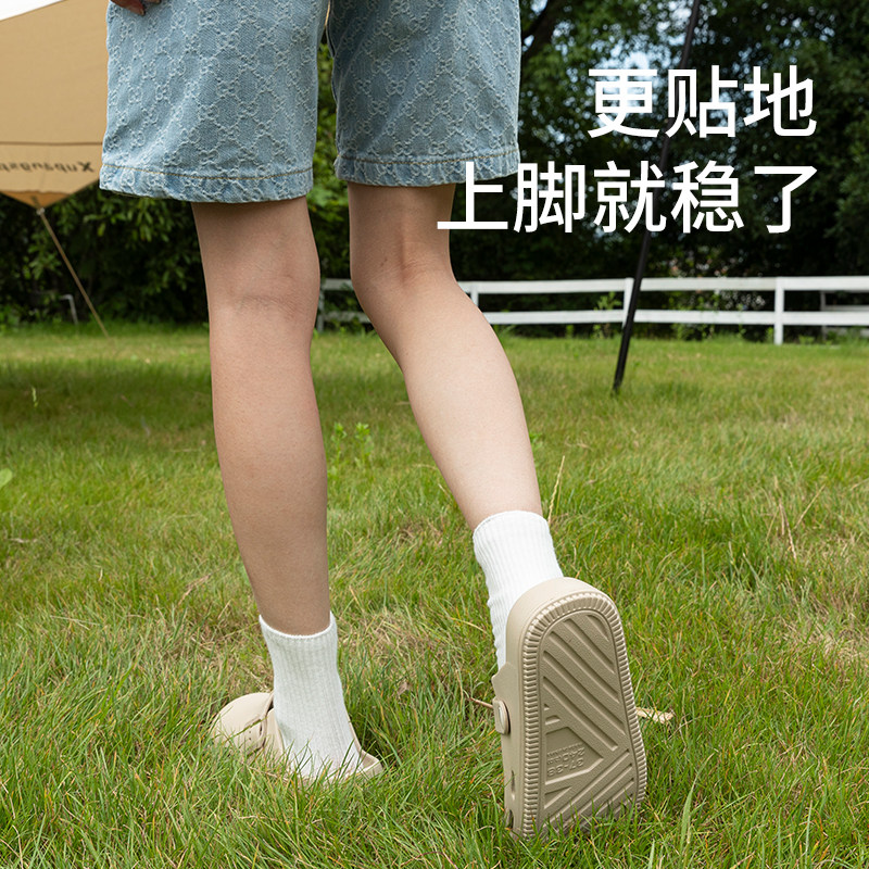 朴西包头勃肯凉拖鞋女士夏季户外eva防滑防臭2025新款穆勒洞洞鞋,淘宝优惠券,粉丝福利购,淘宝优惠卷