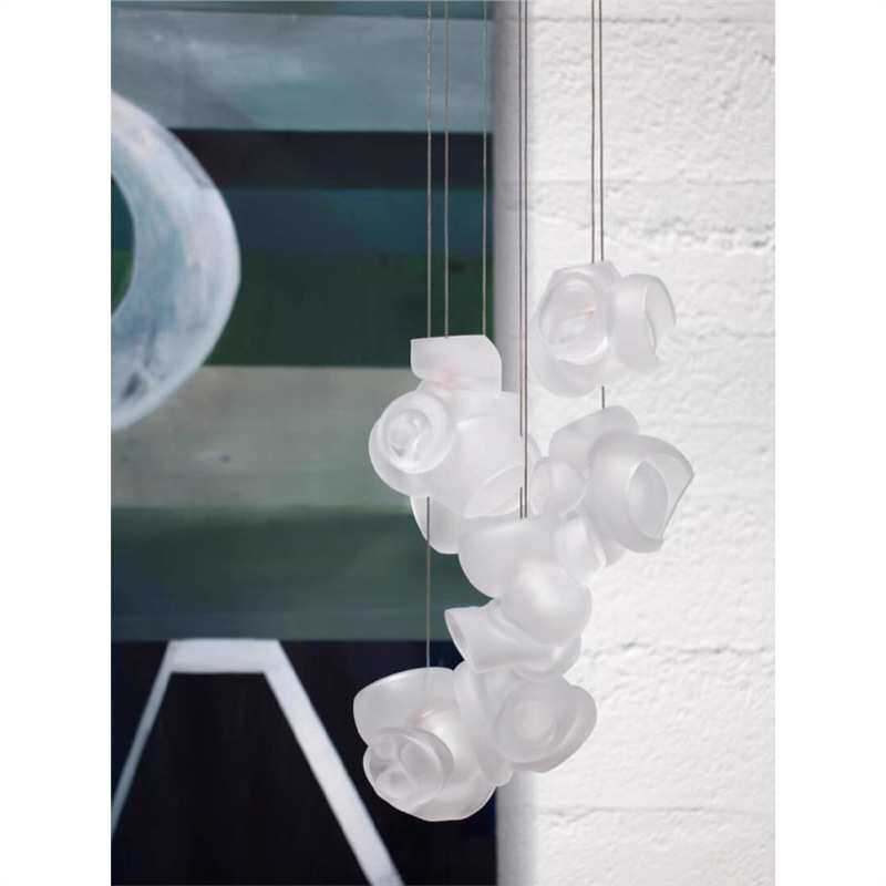 加拿大进口Bocci 100现代手工玻璃艺术吊灯餐厅卧室吧台氛围灯 - 图1