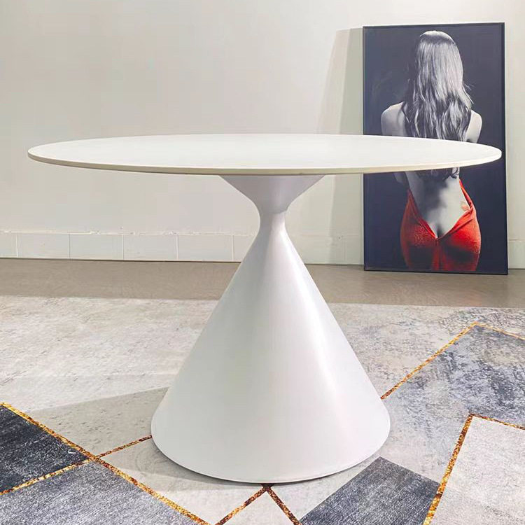 北欧现代简约1.0m/1.1/1.2米圆桌岩板餐桌家用咖啡厅售楼处洽谈桌,淘宝优惠券,粉丝福利购,淘宝优惠卷