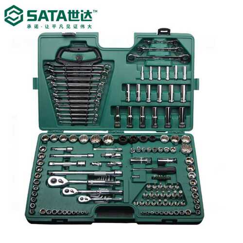 世达09510工具套装150件套筒扳手修车工具大全汽维汽保工具全套 - 图0