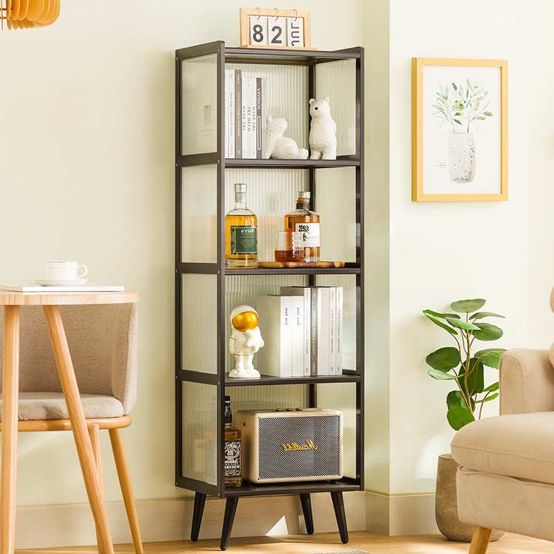 简易书架落地书柜儿童阅读区绘本架靠墙置物架客厅家用收纳储物架 - 图1