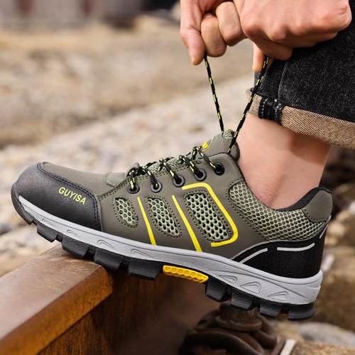 加厚绝缘鞋防砸防刺塑包头防护安全工作鞋柔软舒适电气10KV电工鞋 - 图2