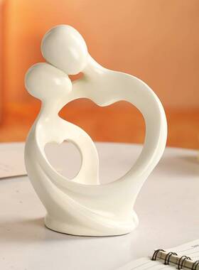 风小众抽象人物艺术摆件客厅家居现代装饰品简约北欧风感