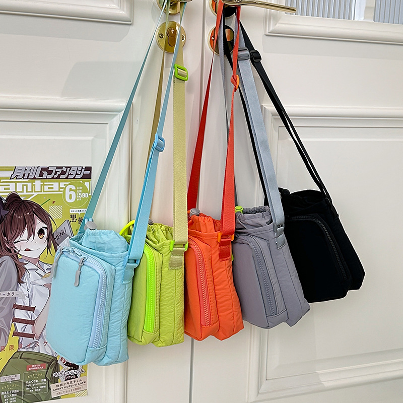 2025新款斜跨手机包女轻便旅行包包女款户外爬山水壶包运动骑行包 - 图2