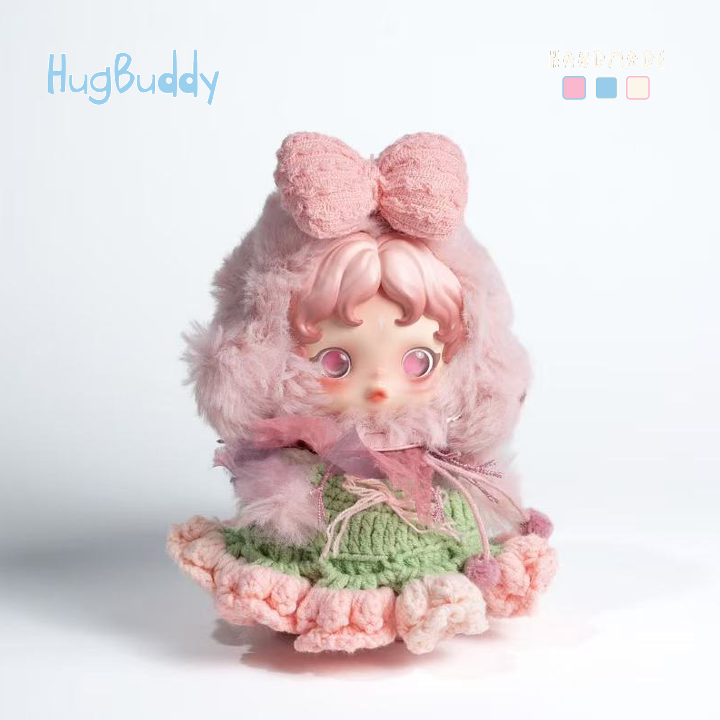 原创手工sp光织园二代沐木娃衣定制冬日乐章毛绒挂件衣服发饰头饰 - 图1