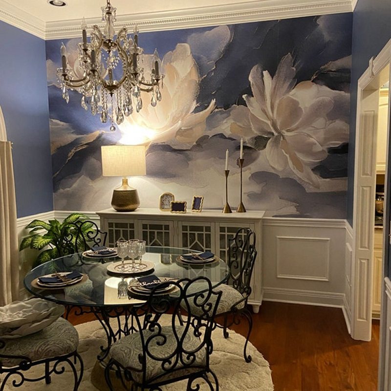 3d定制现代简约抽象油画壁纸欧式花卉无缝壁布卧室沙发背景墙墙布,淘宝优惠券,粉丝福利购,淘宝优惠卷