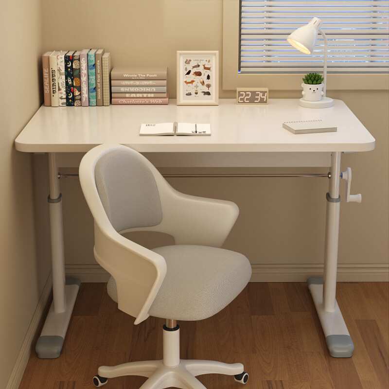 Children's study table, primary school student desk, home liftable writing desk and chair set, boys and girls homework desk table