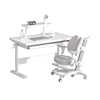 2023 white children's study desk and chair can lift with bookshelf solid wood desk desk and chair environmentally friendly solid wood