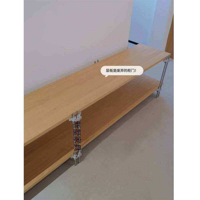落地式置物架桦木多层板收纳架子家用光轴书架客厅电视柜展示货架,淘宝优惠券,粉丝福利购,淘宝优惠卷