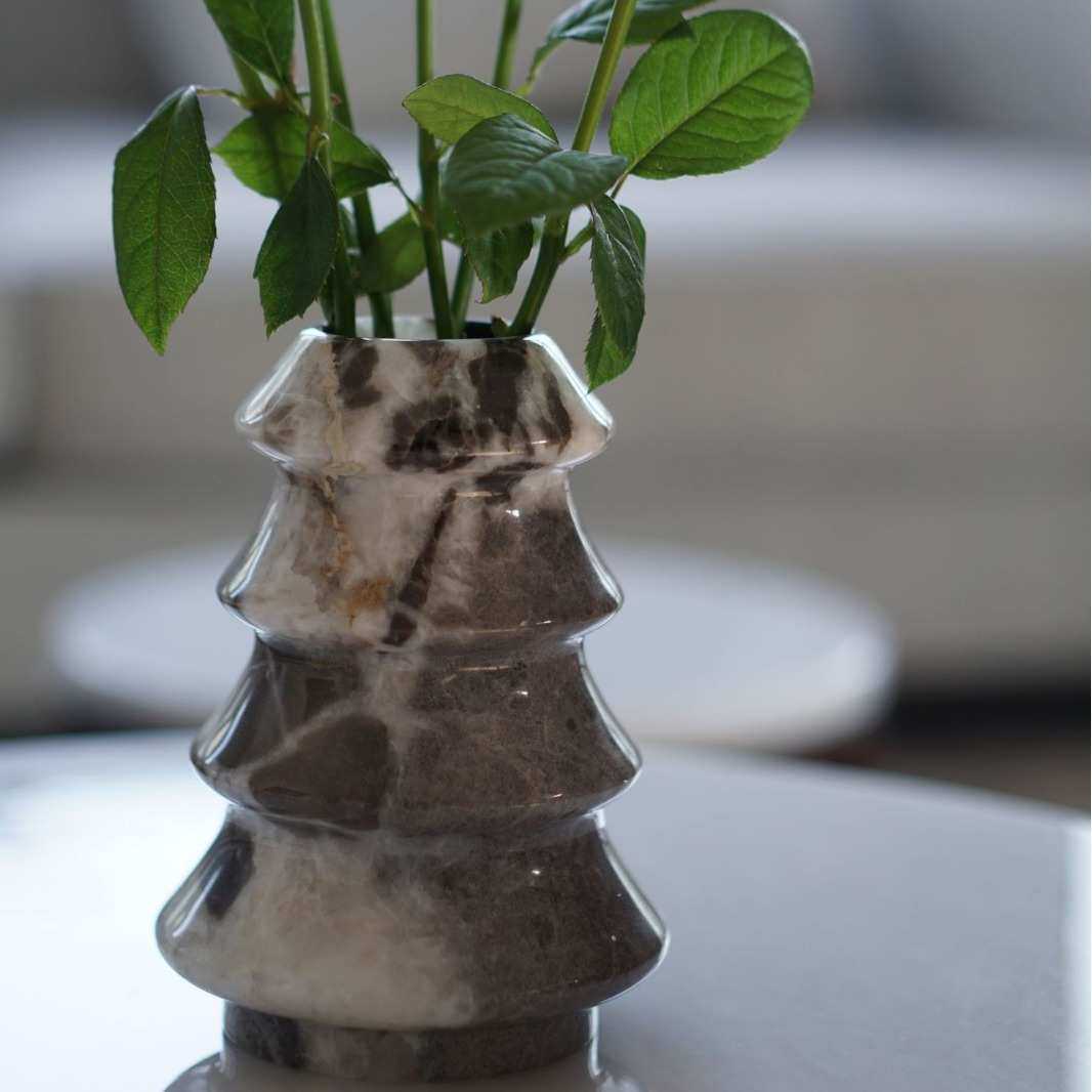 厂家天然大理石花瓶家居烛台摆件装饰品样板间酒店软装,淘宝优惠券,粉丝福利购,淘宝优惠卷