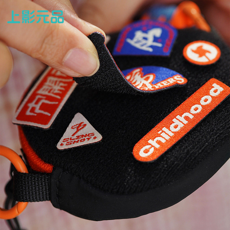 上影元品孙悟空黑猫警长耳机包单肩斜挎收纳零钱包魔术贴DIY礼物