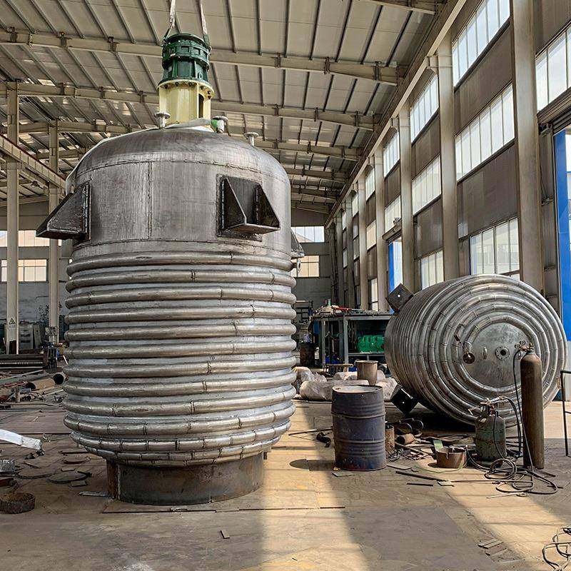 工厂直销10000L外半管加热冷却反应釜不锈钢搅拌罐耐高温防爆高压,淘宝优惠券,粉丝福利购,淘宝优惠卷