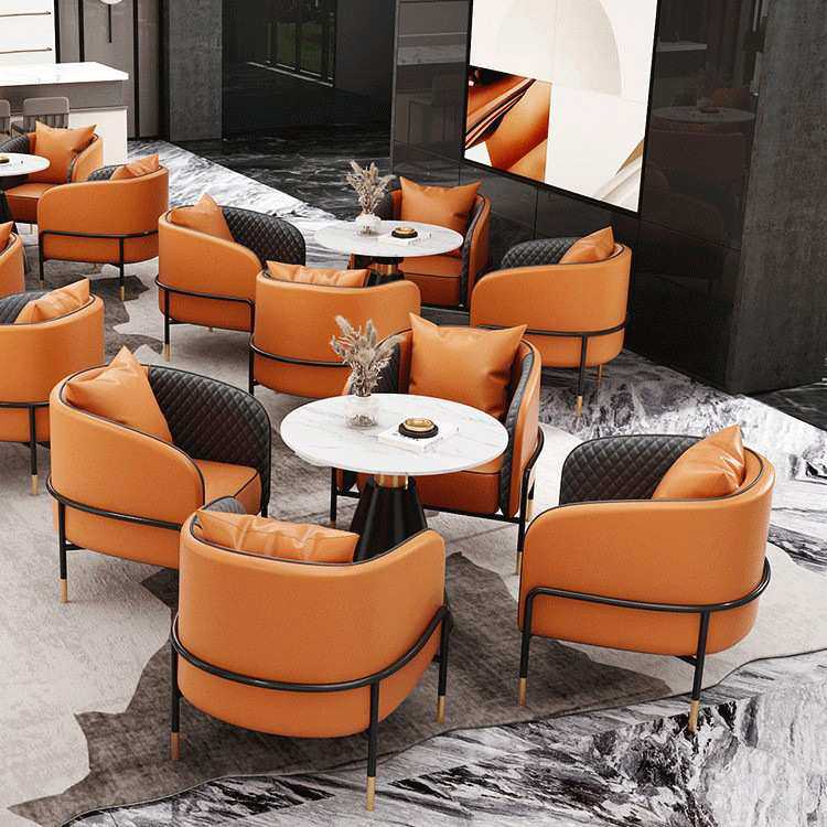 北欧售楼部4s店接待沙发酒店大堂会客一桌四椅工作室商务洽谈桌椅,淘宝优惠券,粉丝福利购,淘宝优惠卷