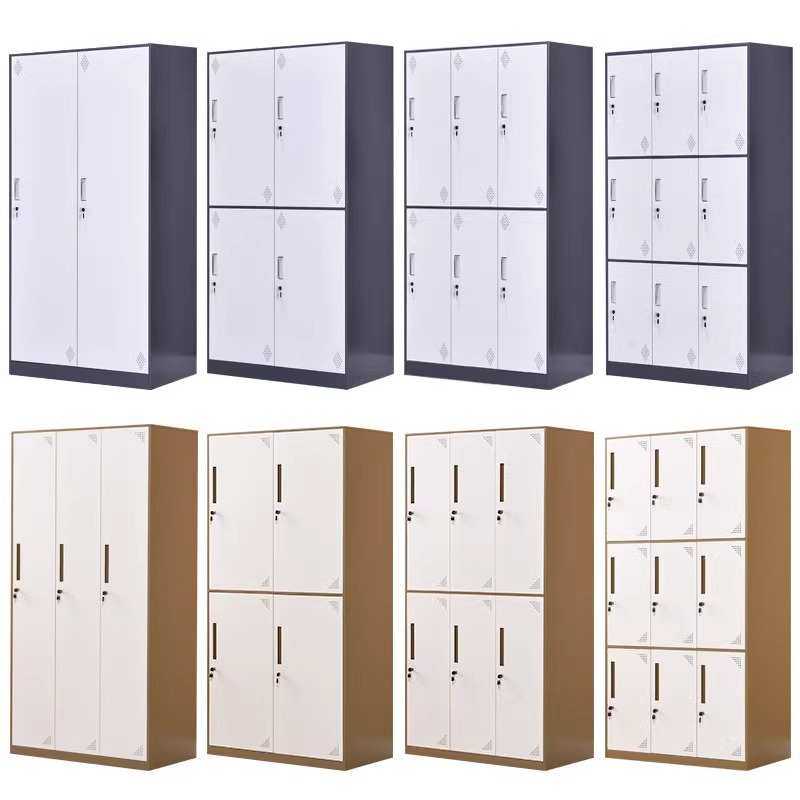 钢制更衣柜员工储物柜铁皮柜宿舍带锁六门换衣存包柜浴室柜,淘宝优惠券,粉丝福利购,淘宝优惠卷