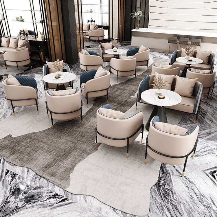 北欧售楼部4s店接待沙发酒店大堂会客一桌四椅工作室商务洽谈桌椅,淘宝优惠券,粉丝福利购,淘宝优惠卷