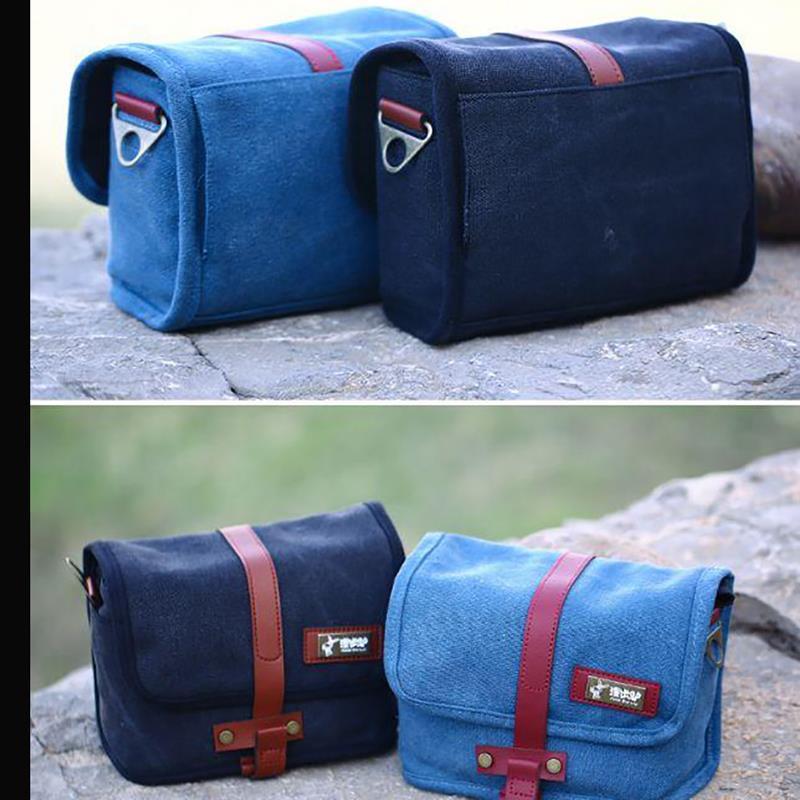 适用佳能 相机包 EOS M6 II代 R50 R8 R6 R5 R10 M50 2代 M62 R62 单反摄影包 200d m6 XT30微单帆布相机包 - 图1