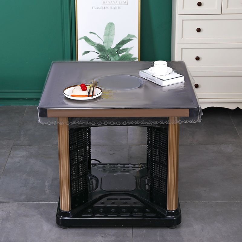 正方形烤火桌皮罩防水防油透明桌罩套80取暖桌茶几电炉桌皮套子70,淘宝优惠券,粉丝福利购,淘宝优惠卷