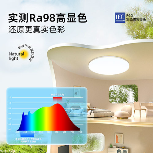 StoryBox卧室护眼吸顶灯书房餐厅简约超薄2025新款led吸顶灯 - 图1