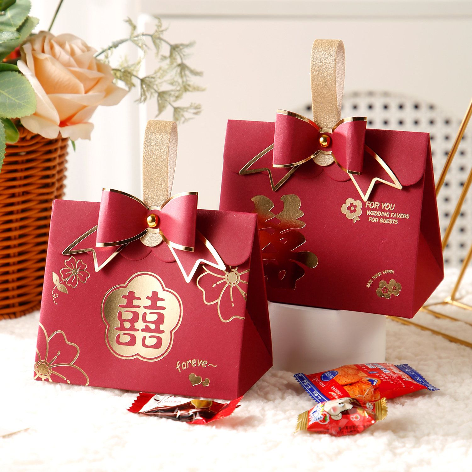 喜糖成品礼盒含糖结婚订婚高级套装搭配好婚礼婚糖专用伴手礼,淘宝优惠券,粉丝福利购,淘宝优惠卷