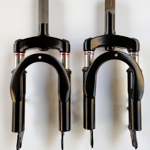 代驾折叠车前减震方向p柱锂电车电动自行车碟刹用前叉子前避震立 - 图2