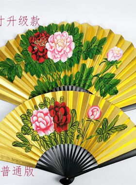 戏曲折扇金扇子道具昆曲越剧京剧贵妃醉酒M小生折扇梁祝戏剧古扇