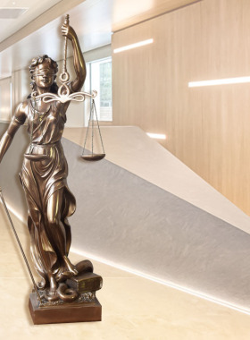 仿铜正义公平公正女神雕塑雕像司法D院律师事务所天平法律摆件礼