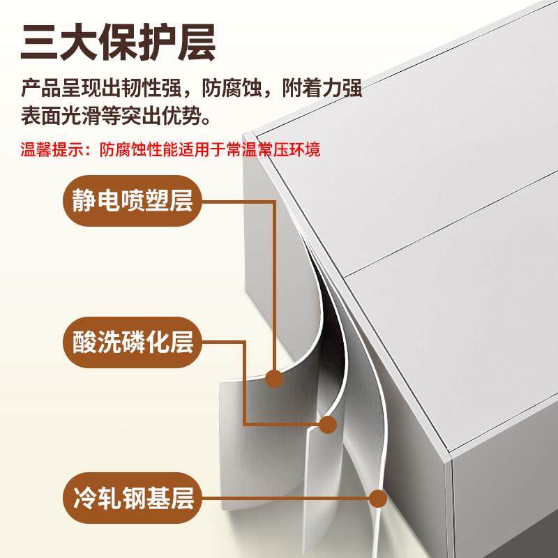 简易衣柜出租房用可放行李箱家用客厅落地金属无甲醛收纳柜可移动 - 图1