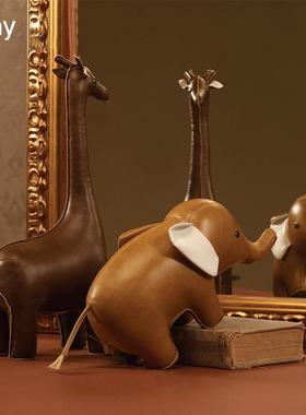 Zuny家居门档动物造型落地摆件大象大号客厅装饰品乔迁礼物原创