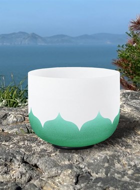 水晶钵颂钵音乐碗瑜伽入门寄出款6-12L寸 打碗乐器水晶钵套装