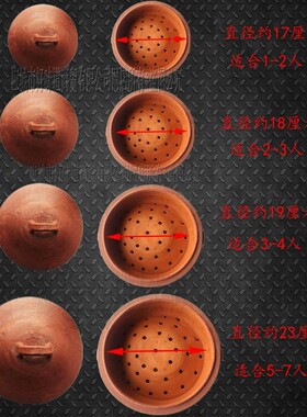 湖北应城特色手工艺k  泥塑 土蒸笼  蒸格   蒸菜器皿 农家乐餐具