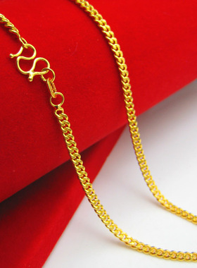 久不掉色男女款饰品黄金项链