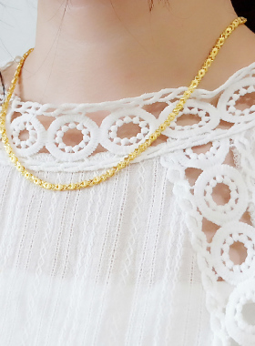 9999足金项链万足金链子送妈妈