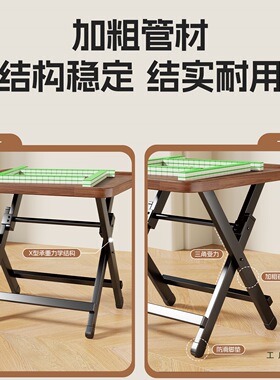麻将桌家用可折叠桌子简易手搓打牌四方桌出租屋小户型棋牌桌餐桌