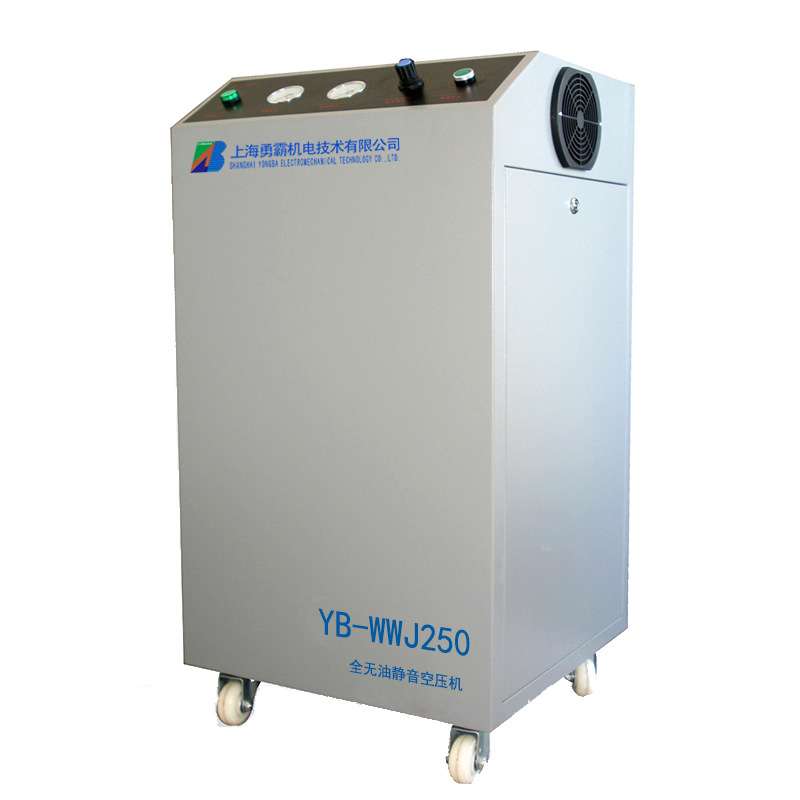 教学 柜式静音无油无水空压机YB-WWJ60 仪器用无油无水空气压缩机 - 图1