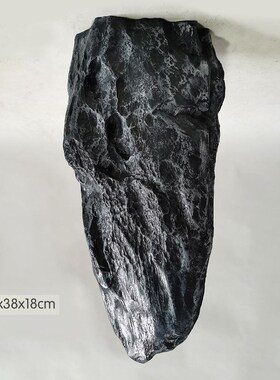 纯手工石头造景i悬挂仿真石装饰玻璃钢悬空售楼部艺术空间园林摆