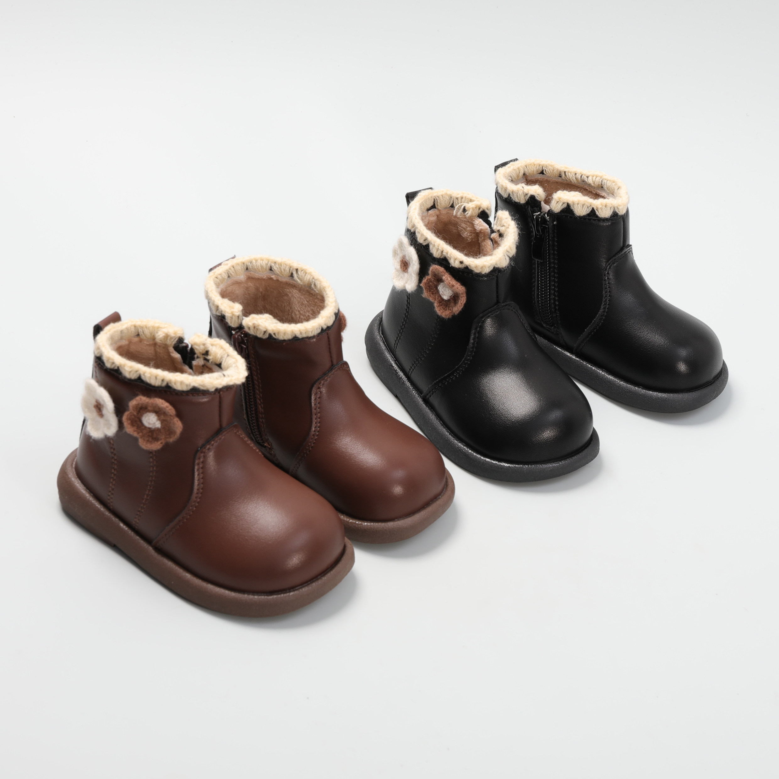 女童靴子2025新款秋季儿童鞋子女宝公主短靴小皮靴冬季加绒马丁靴,淘宝优惠券,粉丝福利购,淘宝优惠卷