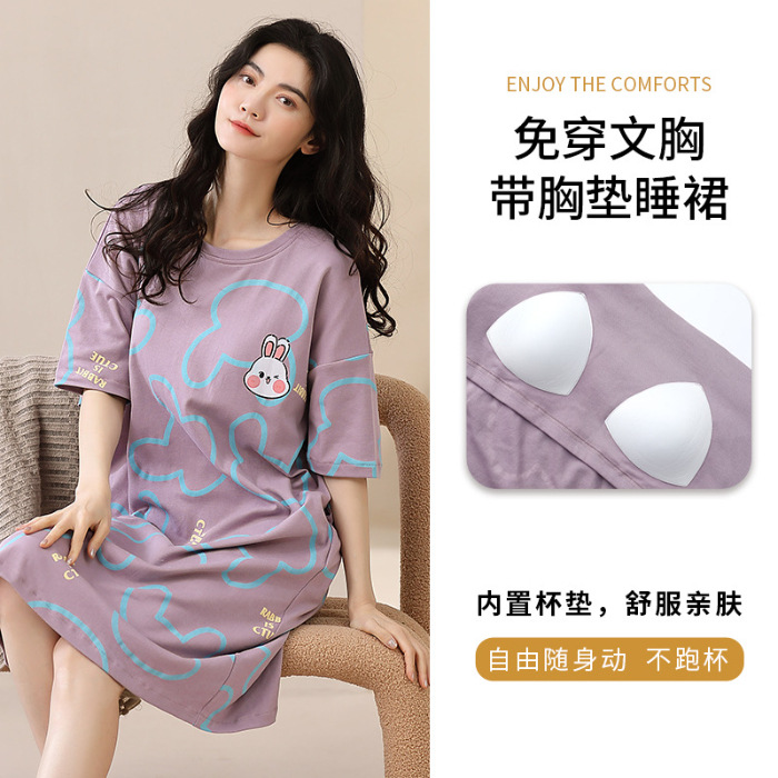 【清仓】条纹睡衣女夏天短袖短裤薄款小清新可爱家居服两件套装_MAOSHUI猫睡 品牌店_女士内衣/男士内衣/家居服-第4张图片-提都小院