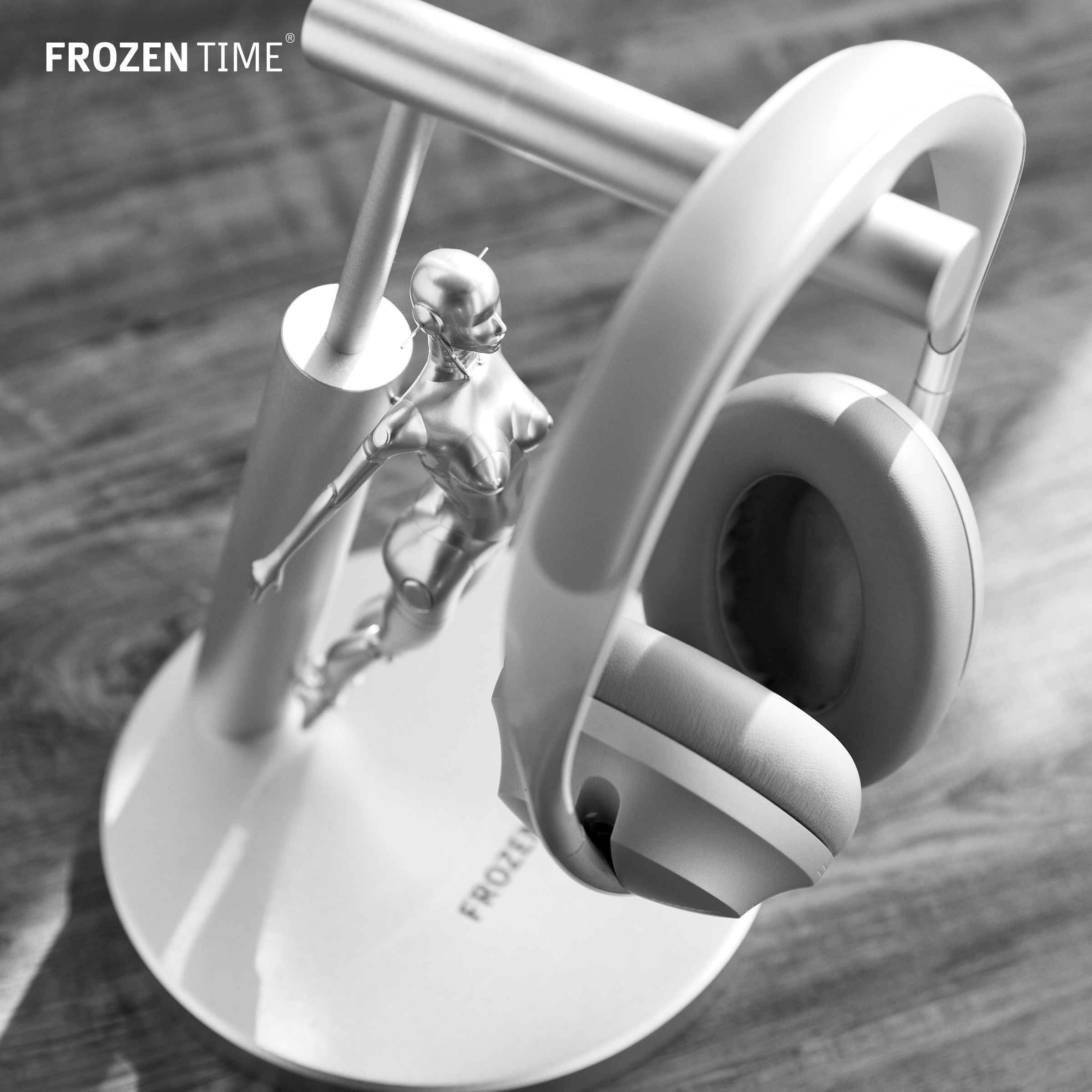 frozentime头戴式耳机支架架托挂架创意高端铝合金金属airpodsmax - 图2