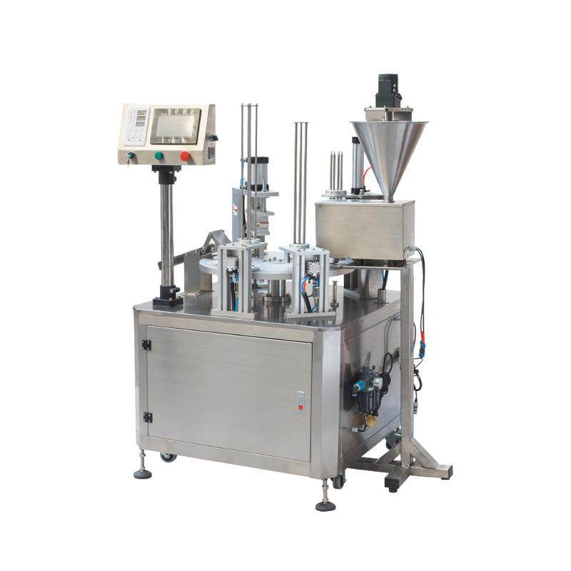 XBG-900自动圆盘灌装封杯机自动落杯淀粉黄豆粉末颗粒封盒机,淘宝优惠券,粉丝福利购,淘宝优惠卷